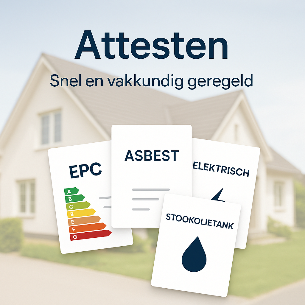 Attesten regelen voor verkoop